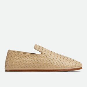 Bottega Veneta Men's Sunday Intrecciato Leather Slippers